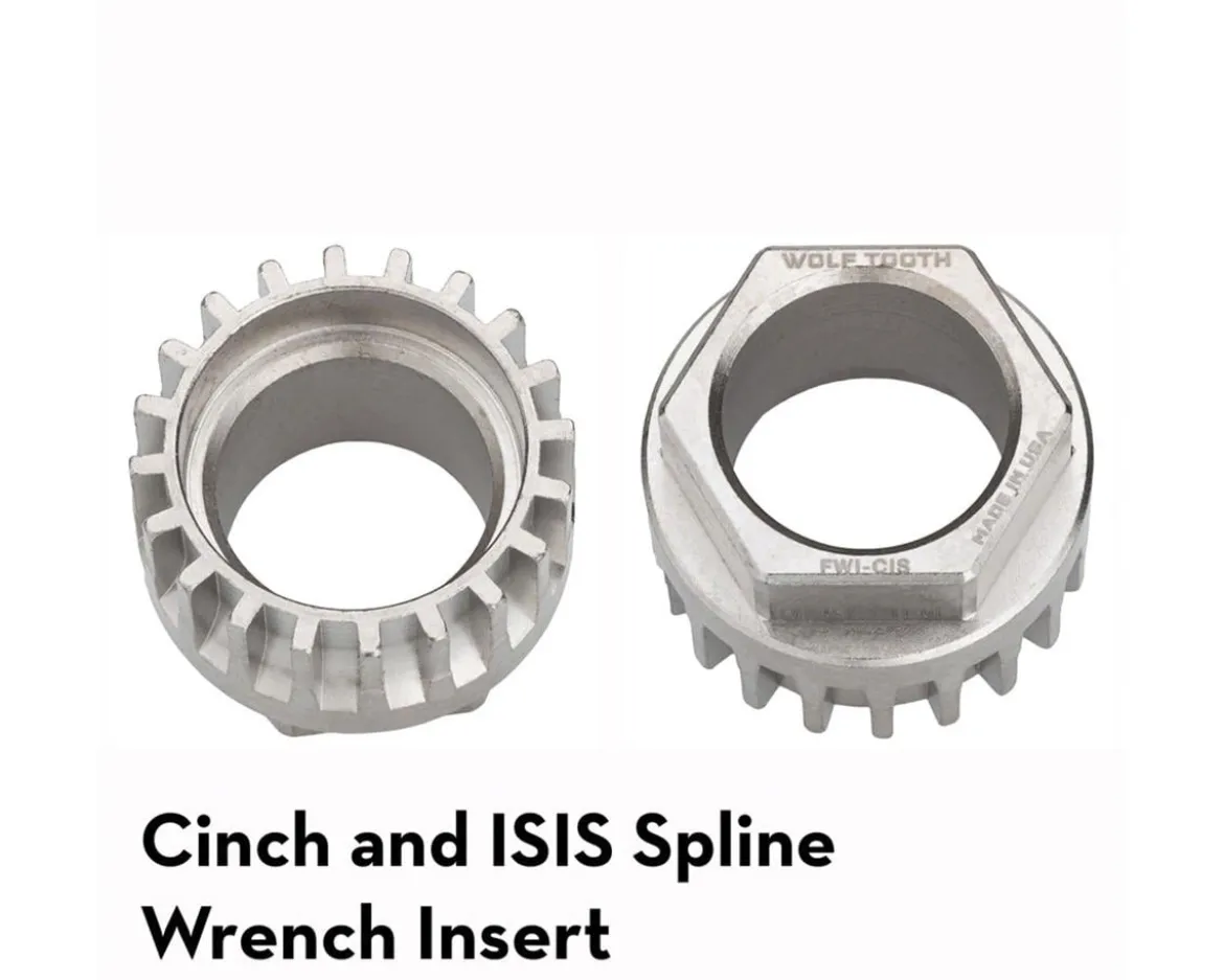 Wolf Tooth Components Cinch & ISIS Spline Pack Wrench Insert