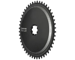 Wolf Tooth Components Direct Mount Aero Chainring (Black) (Drop-Stop B) (Single) (46T) (For SRAM 8-Bolt Cranksets)