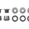 Wolf Tooth Components Dual Hex Fitting Chainring Bolts (Gunmetal) (6mm) (5 Pack) (For 1x Use)