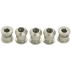 Wolf Tooth Components Dual Hex Fitting Chainring Bolts (Silver) (6mm) (5 Pack) (For 1x Use)