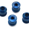 Wolf Tooth Components Dual Hex Fitting Chainring Bolts (Blue) (6mm) (4 Pack) (For 1x Use)
