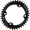 Wolf Tooth Components Elliptical Chainring (Black) (110mm Shimano Asym. BCD) (Drop-Stop B) (Single) (38T) (GRX)