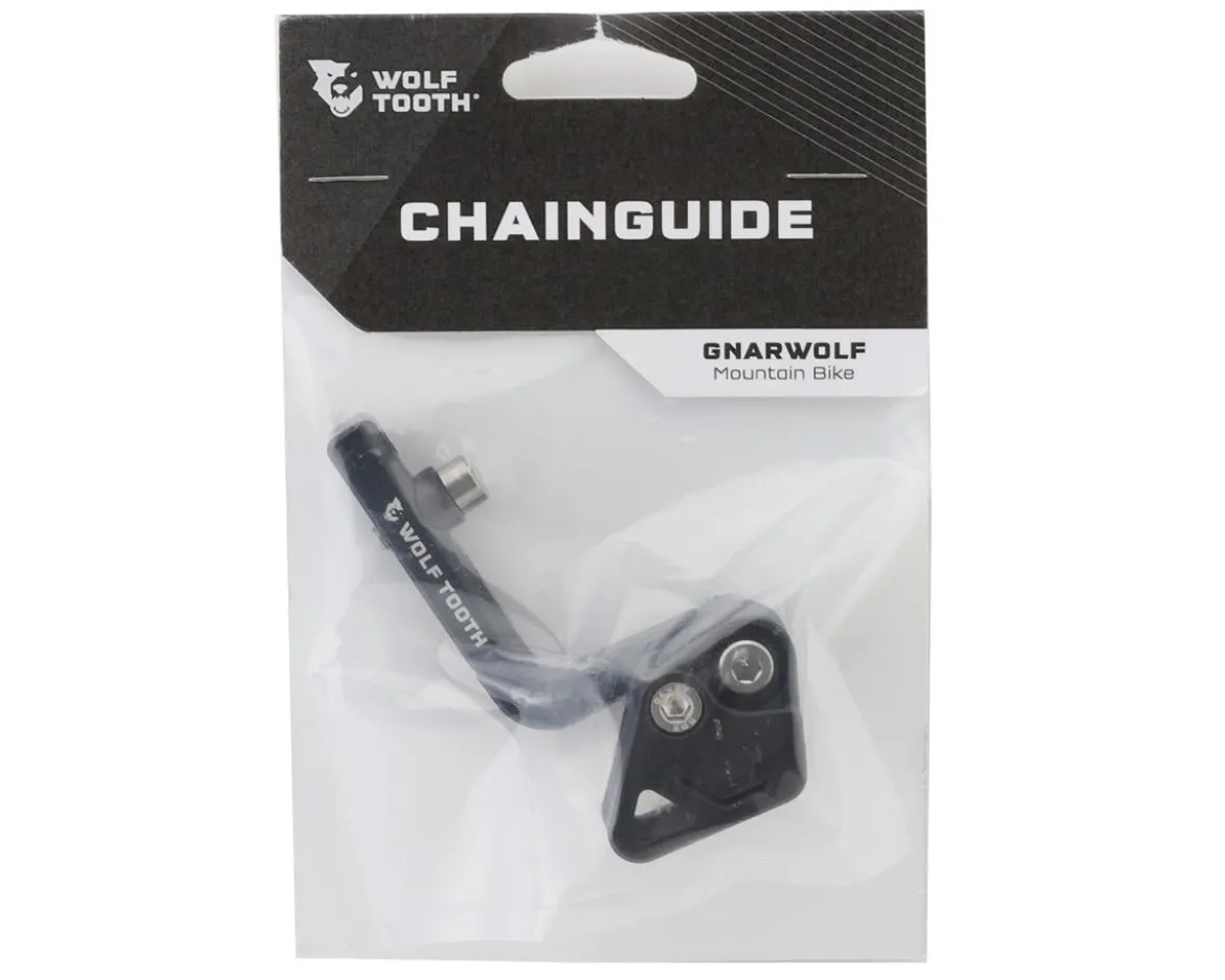 Wolf Tooth Components GnarWolf Chain Guides (Black) (Braze-On-Mount) (34-46T)