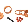 Wolf Tooth Components Headset Spacer BlingKit (Orange) (3, 5, 10, 15mm) (w/ Bottle Cage Bolts)