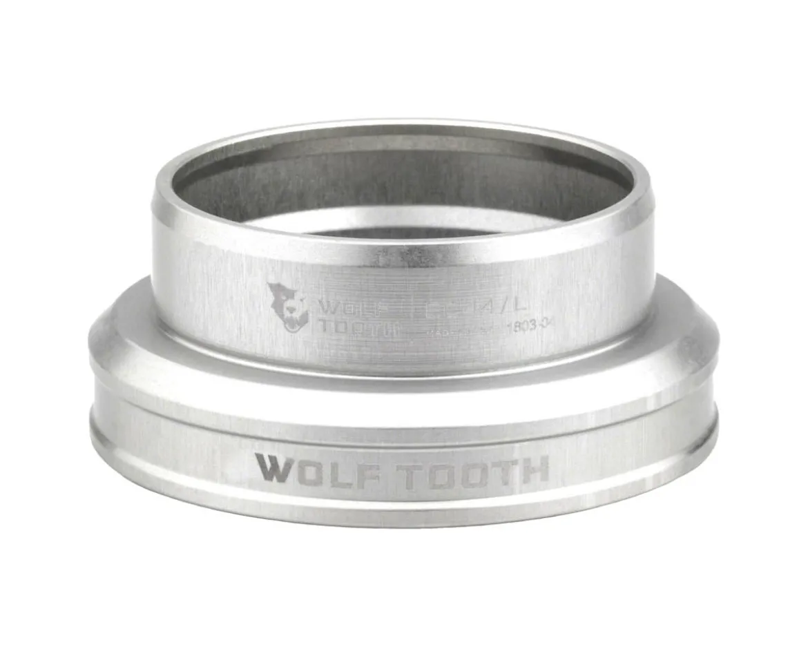 Wolf Tooth Components Performance EC Headset Lower (Raw Silver) (EC44/40)