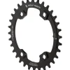 Wolf Tooth Components PowerTrac Elliptical Chainring (Black) (Drop-Stop A) (Single) (32T) (96mm Shimano Asym. BCD) (XT M8000/SLX M7000)