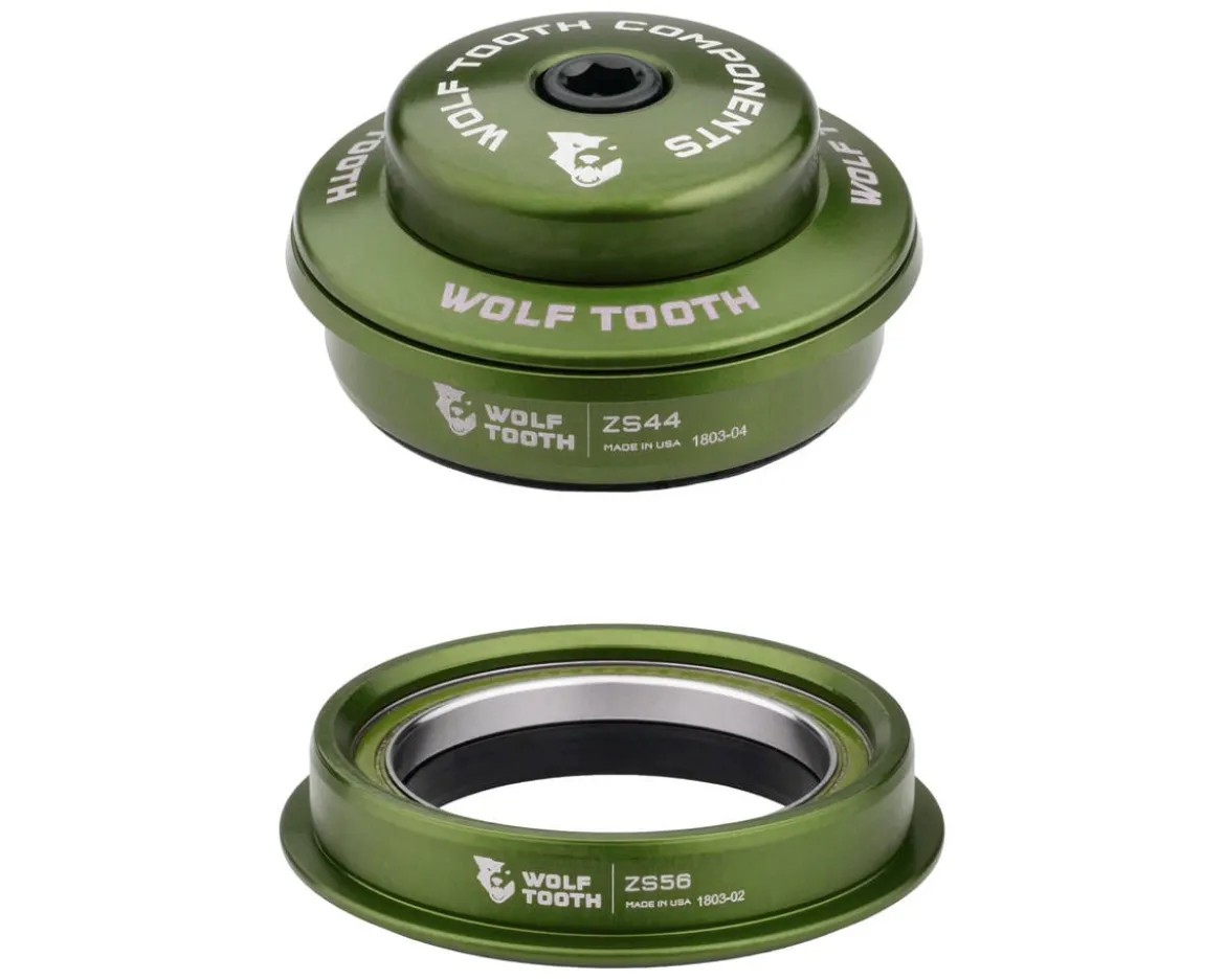 Wolf Tooth Components Premium Headset (Olive) (1 1/8" to 1 1/2") (ZS44/28.6) (ZS56/40)