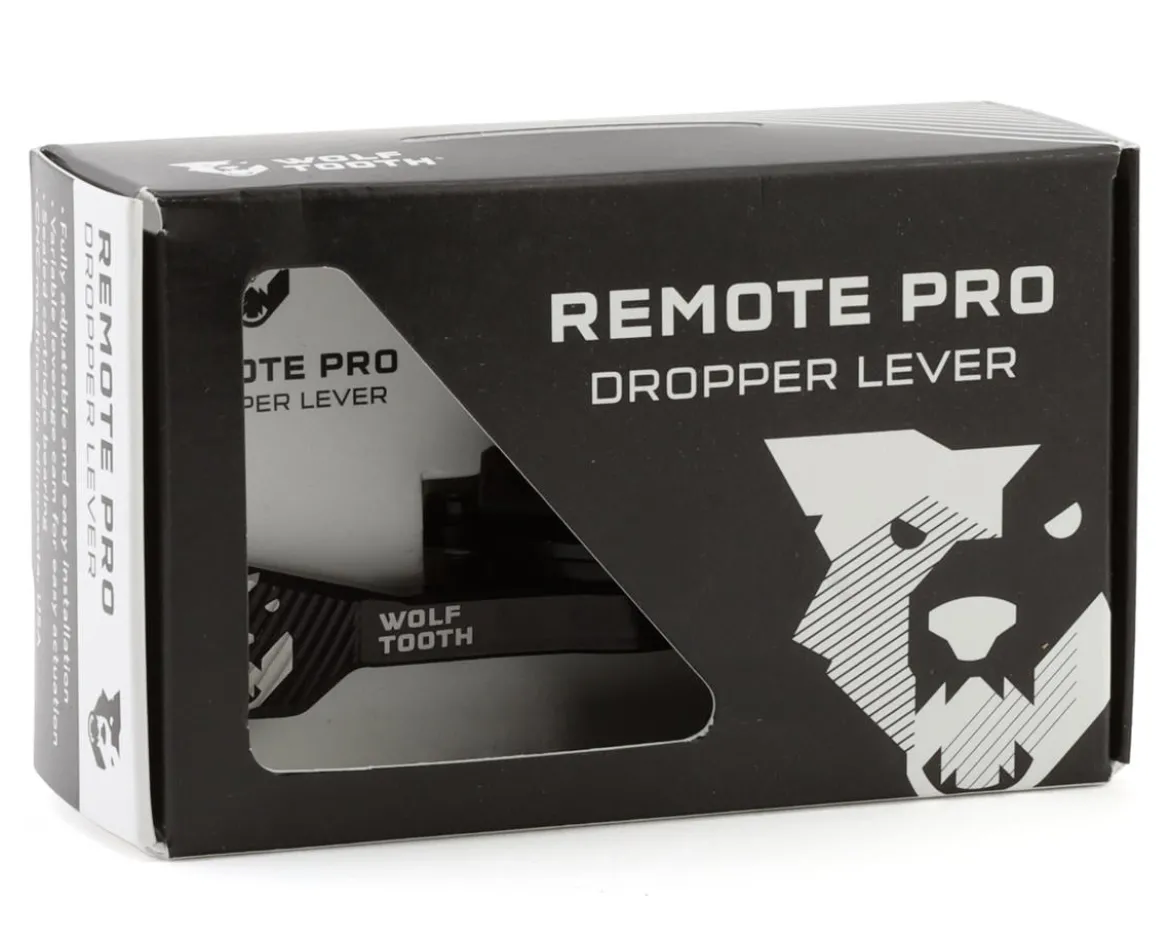 Wolf Tooth Components ReMote Pro Dropper Post Remote Lever (Black) (22.2mm Clamp)