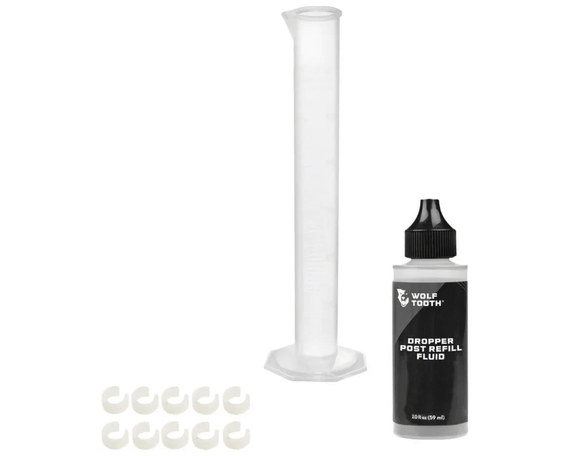 Wolf Tooth Components Resolve Dropper Post Travel Adjust Kit (2oz) (10 spacers)