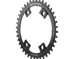 Wolf Tooth Components Shimano 4-Bolt Chainring (Black) (Drop-Stop B) (Single) (38T) (110mm Asym. BCD)