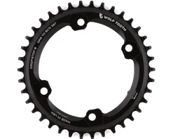 Wolf Tooth Components Shimano GRX Chainring (Black) (Drop-Stop B) (Single) (38T) (110mm Asym. BCD)