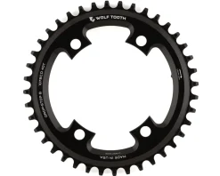 Wolf Tooth Components SRAM Road Chainring (Black) (107mm BCD) (Drop-Stop B) (Single) (40T) (Works for Flattop)