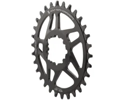 Wolf Tooth Components SRAM Direct Mount Elliptical Chainring (Black) (Drop-Stop A) (Single) (0mm Offset) (32T)