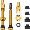 Wolf Tooth Components Tubeless Valve Stem Kit For Clik Valve (Gold) (44mm)