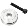 Wolf Tooth Components Ultralight Stem Cap w/ Integrated Spacer (Raw Silver) (5mm)
