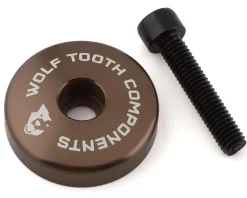 Wolf Tooth Components Ultralight Stem Cap w/ Integrated Spacer (Espresso) (5mm)