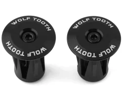 Wolf Tooth Components Alloy Bar End Plugs (Black)