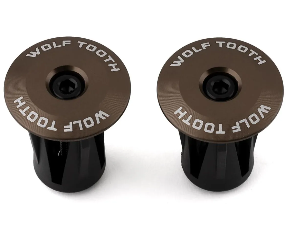 Wolf Tooth Components Alloy Bar End Plugs (Espresso)