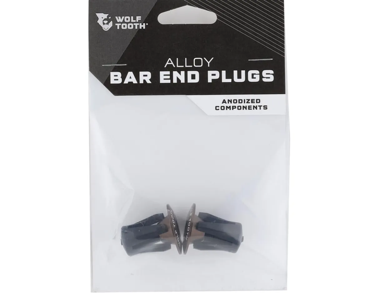 Wolf Tooth Components Alloy Bar End Plugs (Espresso)