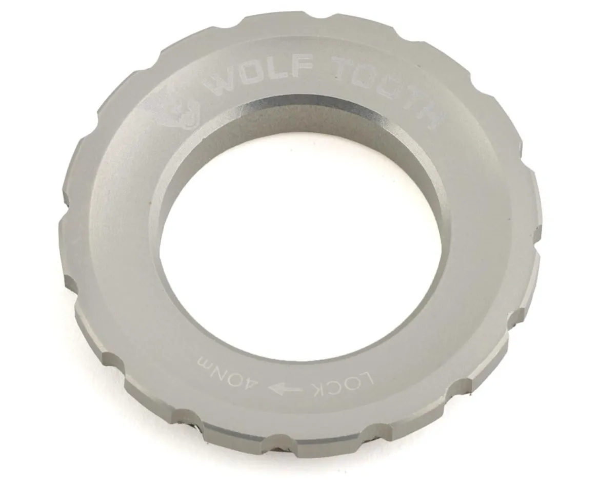 Wolf Tooth Components Centerlock Rotor Lockring (Silver) (External Spline)