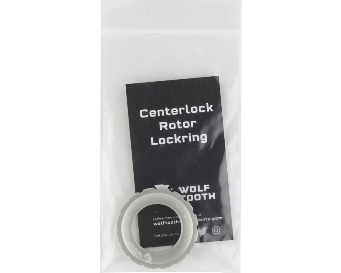 Wolf Tooth Components Centerlock Rotor Lockring (Silver) (External Spline)