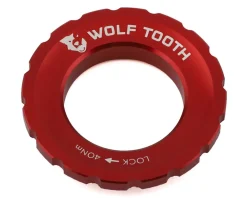 Wolf Tooth Components Centerlock Rotor Lockring (Red) (External Spline)