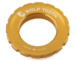Wolf Tooth Components Centerlock Rotor Lockring (Gold) (External Spline)