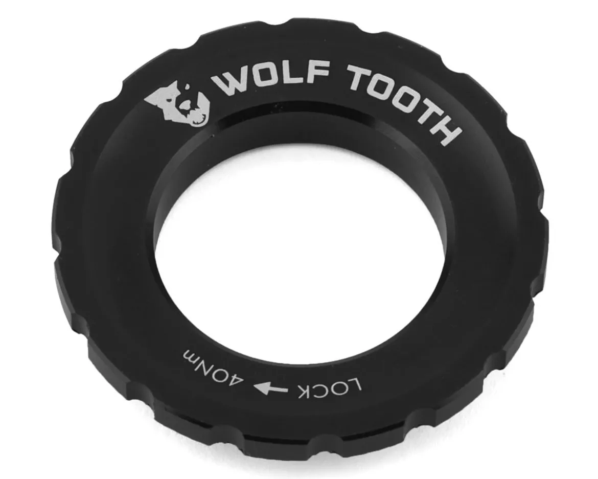 Wolf Tooth Components Centerlock Rotor Lockring (Black) (External Spline)