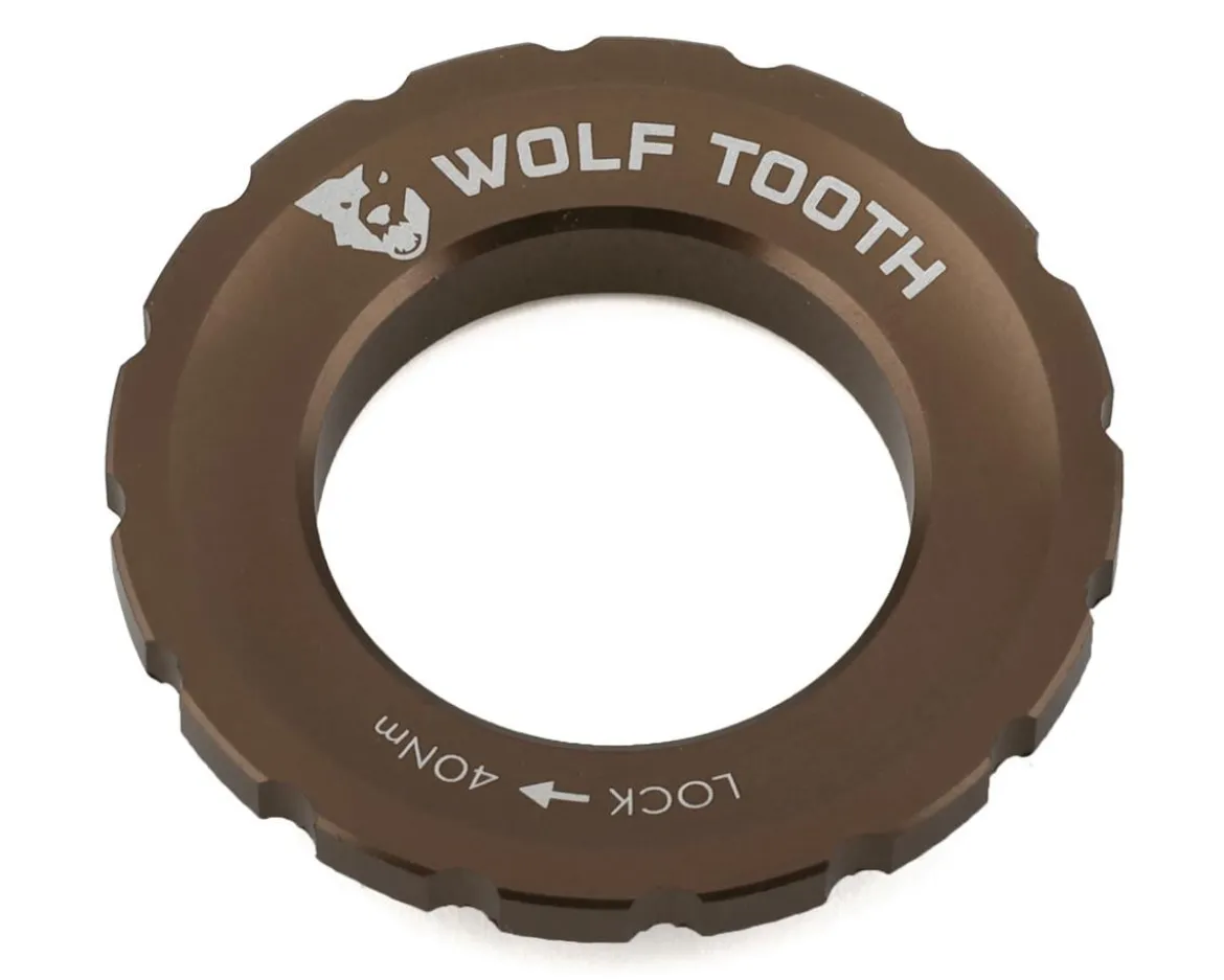 Wolf Tooth Components Centerlock Rotor Lockring (Espresso) (External Spline)