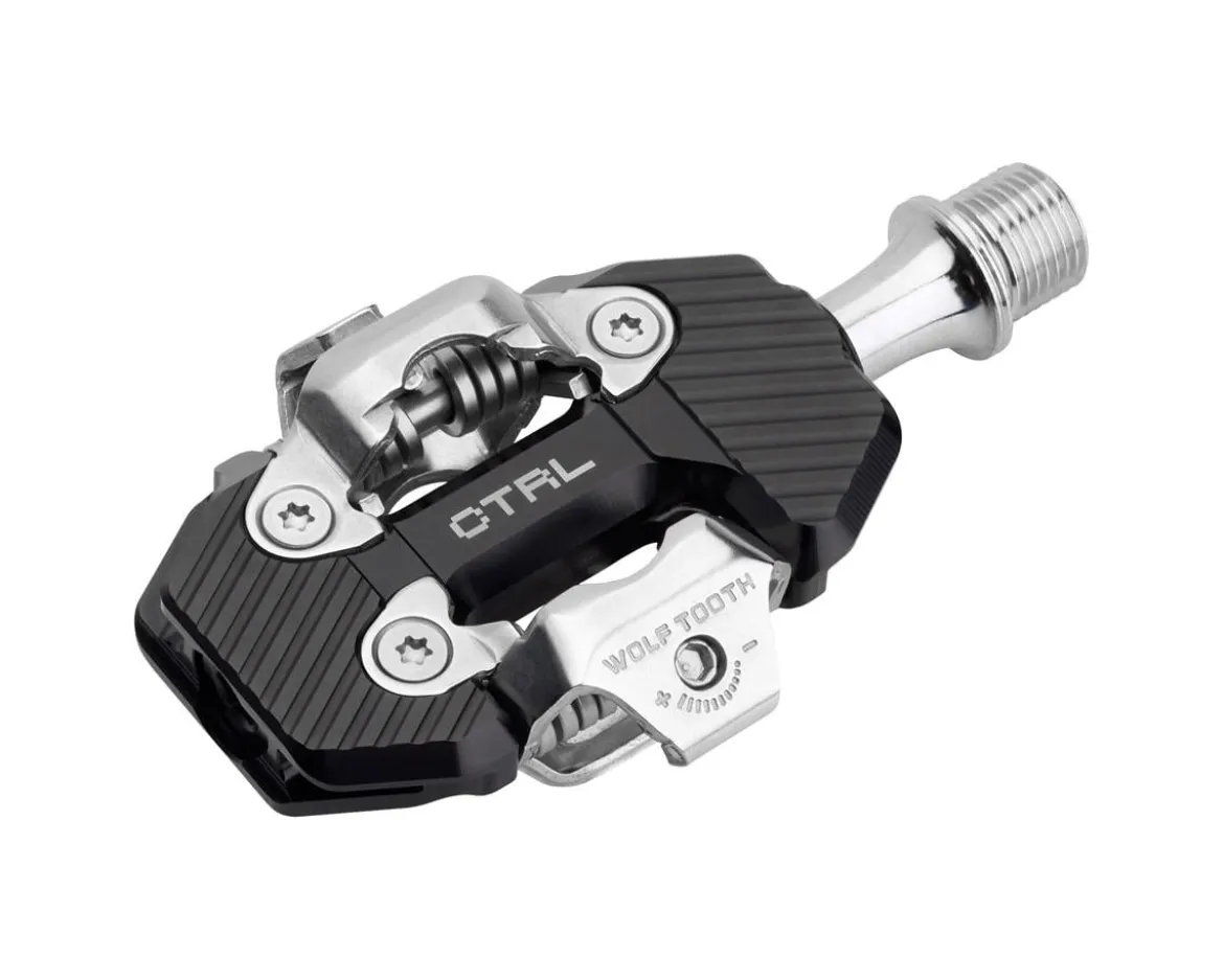 Wolf Tooth Components CTRL Trail Clipless Pedals (Black) (Shimano SPD)