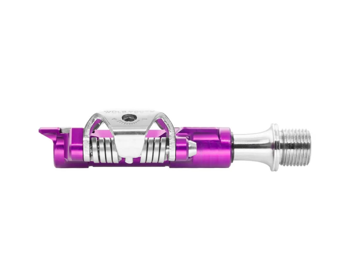 Wolf Tooth Components DEL Gravel Race Clipless Pedals (Ultraviolet Purple) (Shimano SPD)