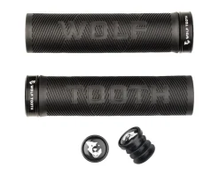 Wolf Tooth Components Echo Lock-On Grips (Black/Black