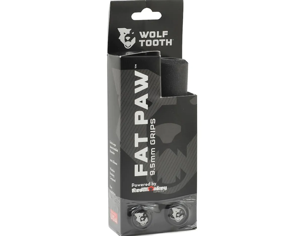 Wolf Tooth Components Fat Paw Slip-On Grips (Black)