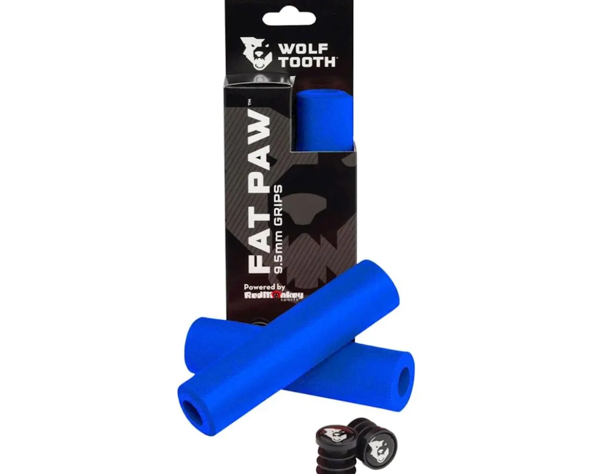 Wolf Tooth Components Fat Paw Slip-On Grips (Blue)