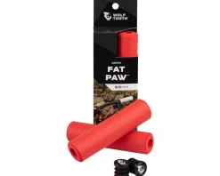 Wolf Tooth Components Fat Paw Slip-On Grips (Red)