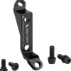 Wolf Tooth Components Post to Flat Mount Disc Brake Adapter (Black) (+20mm)