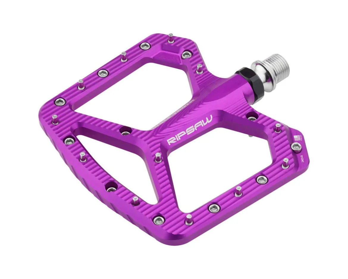 Wolf Tooth Components Ripsaw Platform Pedals (Purple)