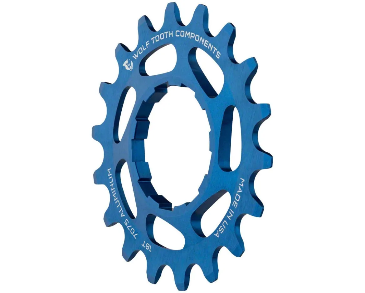 Wolf Tooth Components Single Speed Cog (Blue) (3/32") (Aluminum) (18T)