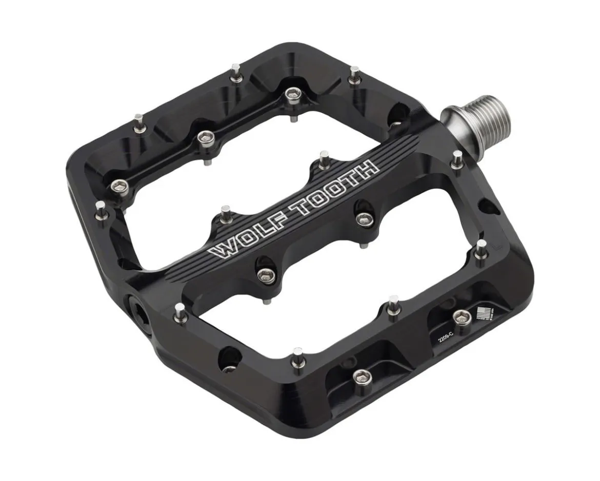Wolf Tooth Components Waveform Platform Pedals (Black) (S)