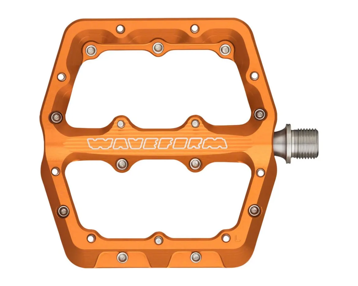 Wolf Tooth Components Waveform Platform Pedal (Orange) (S)