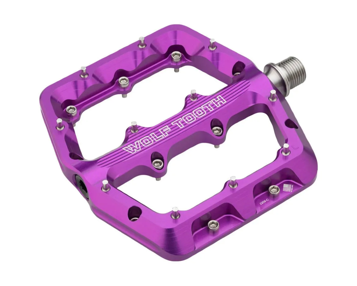 Wolf Tooth Components Waveform Platform Pedal (Ultraviolet Purple) (S)