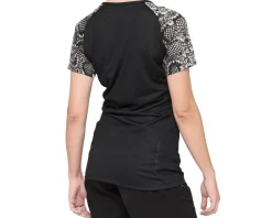 100% Women's Airmatic Jersey (Black Python) (L)