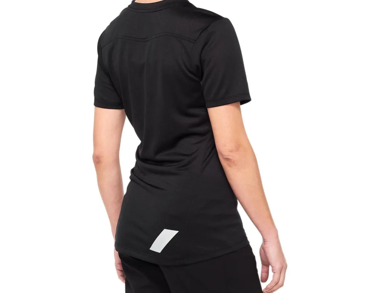 100% Women's Ridecamp Jersey (Black) (S)