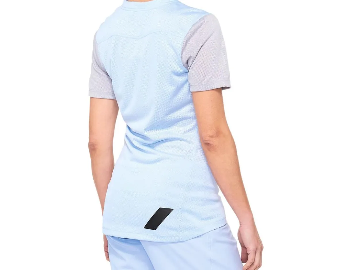 100% Women's Ridecamp Jersey (Powder Blue) (S)
