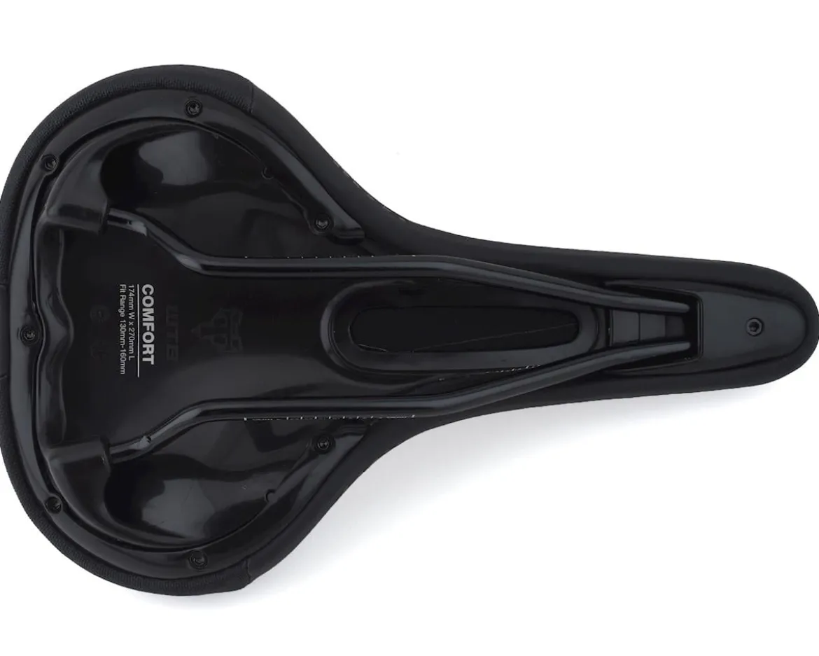 WTB Comfort Saddle (Black) (Steel Rails) (Wide) (174mm)