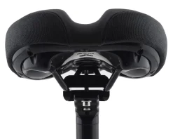 WTB Comfort Saddle (Black) (Steel Rails) (Wide) (174mm)