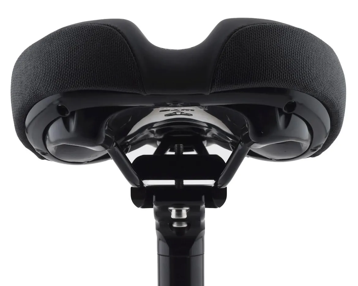 WTB Comfort Saddle (Black) (Steel Rails) (Wide) (174mm)