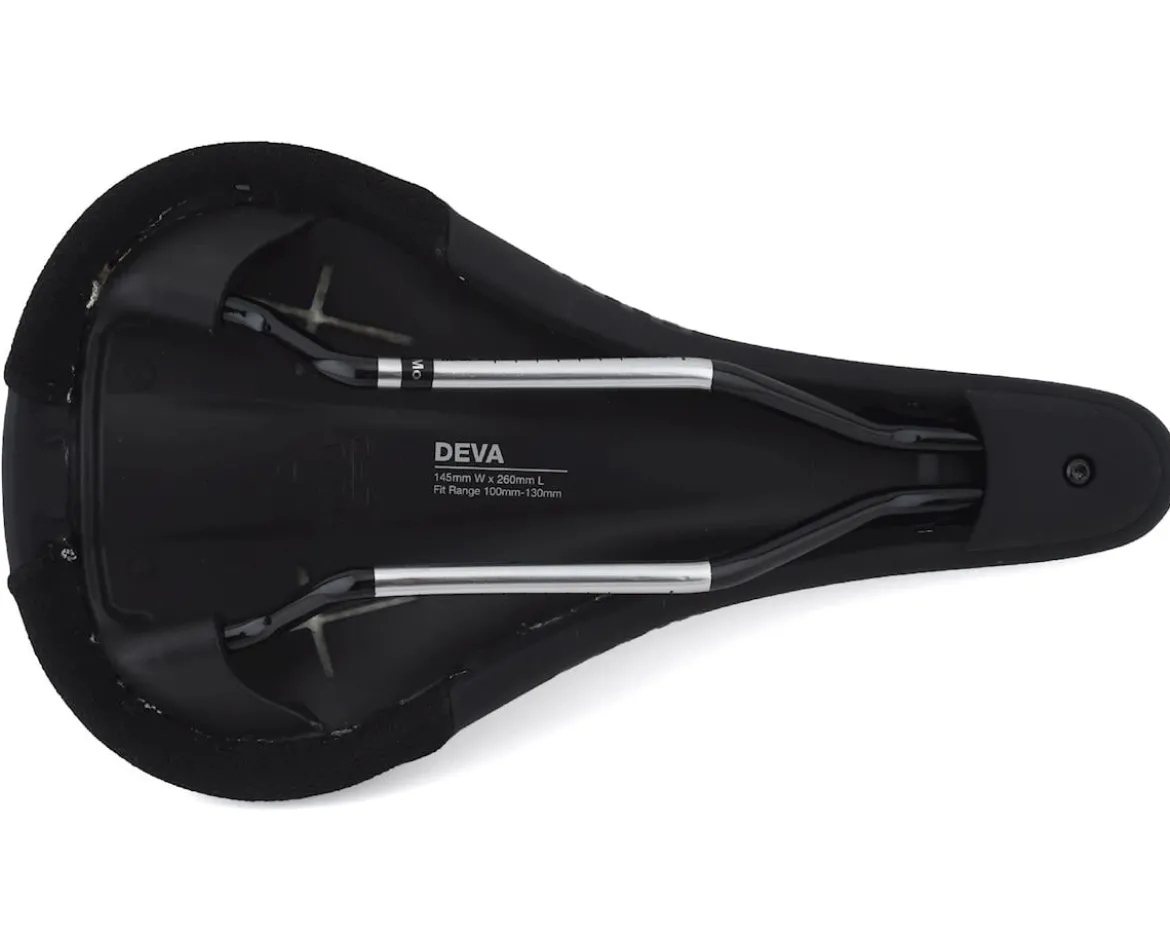 WTB Deva Saddle (Black) (Chromoly Rails) (Medium) (145mm)