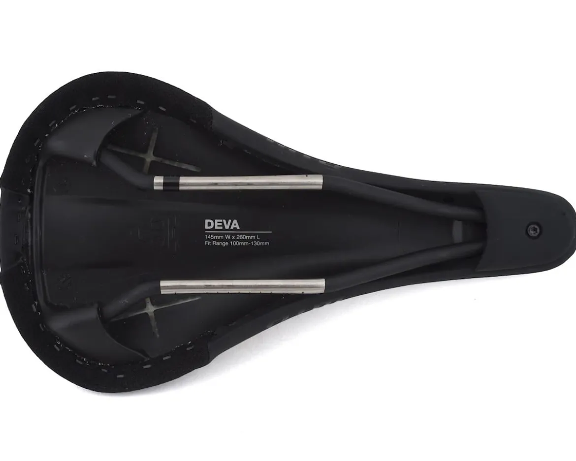 WTB Deva Saddle (Black) (Titanium Rails) (Medium) (145mm)