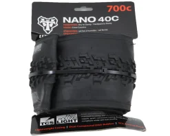 WTB Nano 700 Tubeless Gravel Tire (Black) (700c) (40mm) (Light/Fast) (Dual DNA)